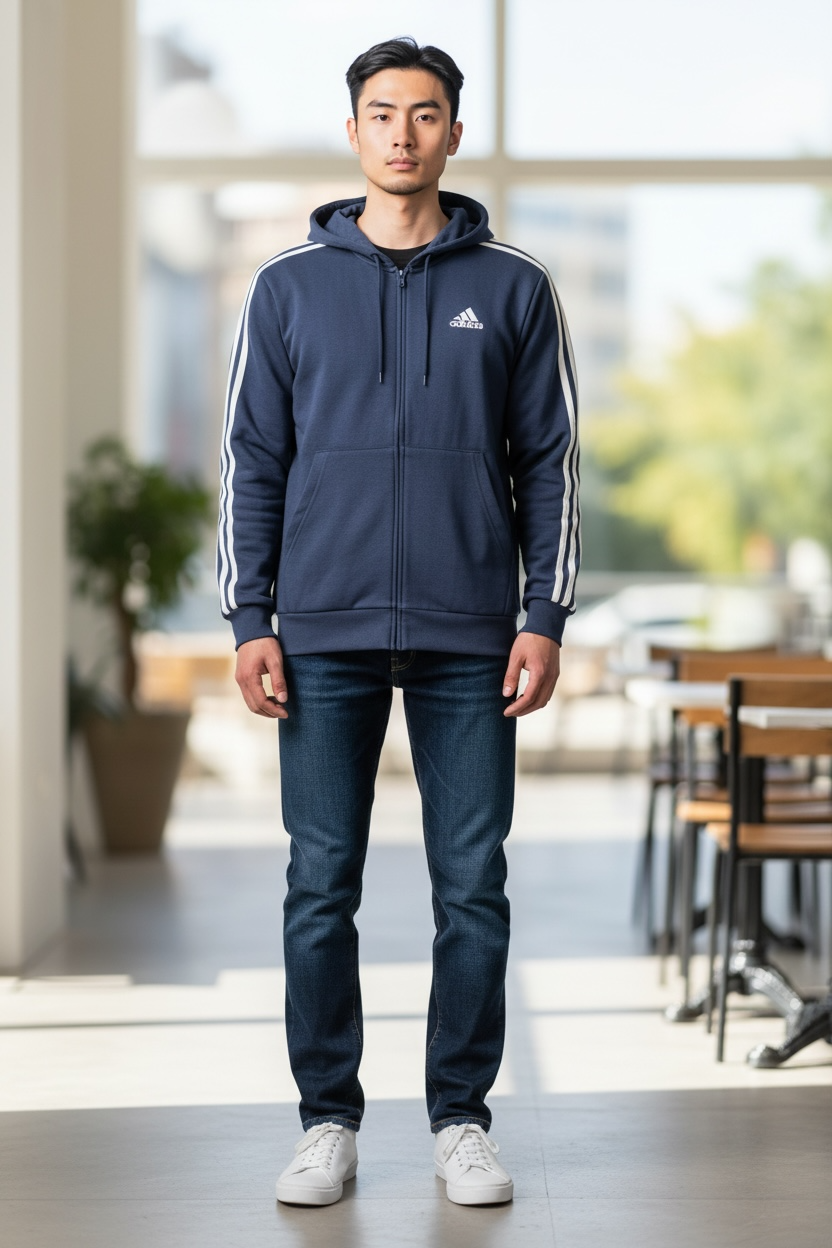 Felpa Adidas con cappuccio